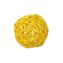 Assortment of yellow ROTIN balls - 10 pieces / 3 sizes