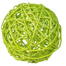 Green ROTIN balls assortment - 10 pieces / 3 sizes