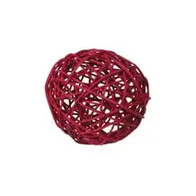 Assortment of ROTIN balls Bordeaux - 10 pieces / 3 sizes