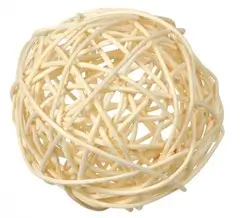 Assortment of Ivory ROTIN balls - 10 pieces / 3 sizes