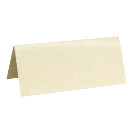 Rectangular place card Ivory - Set of 10