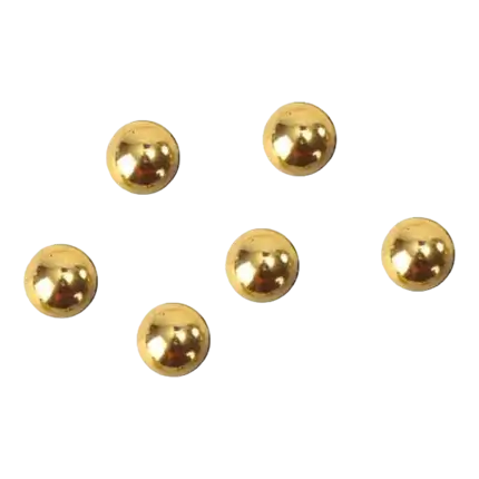 GOLD METALLIC RAIN PEARLS - BATCH OF 300