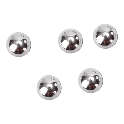 SILVER METALLIC RAIN PEARLS - BATCH OF 300