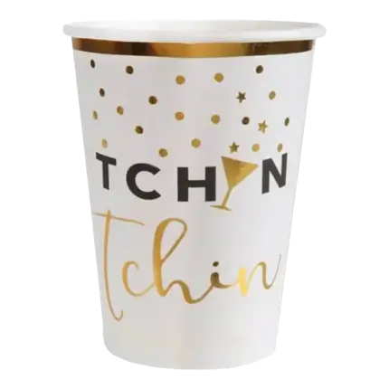 White paper cup Apéro - Set of 10