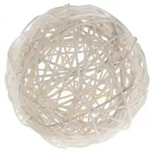 White ROTIN ball - ø 15cm