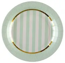 Paper plate Monsieur Chou - Set of 10
