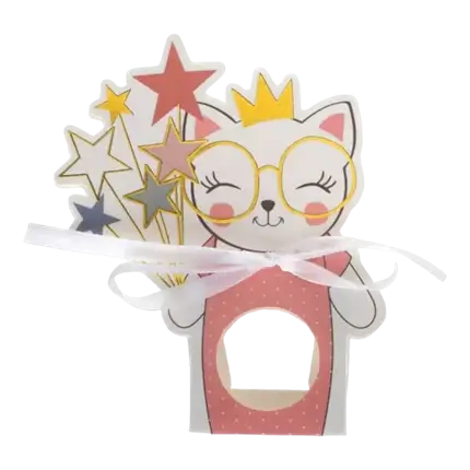 Kitty Party Pink Wedding Invitation Box - Set of 6