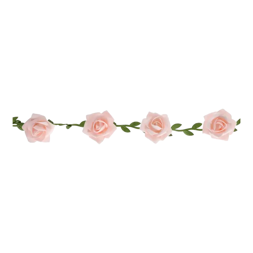 Rose garland pink - ø 50mm / 120cm