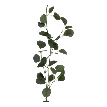 Eucalyptus Garland in Green Fabric - 140cm