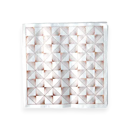 Paper napkin Shiny squares - Set of 20