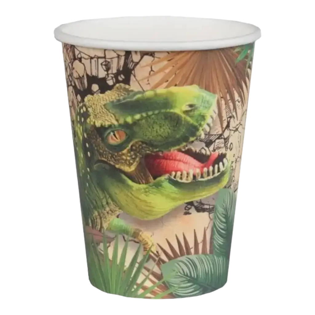 T-Rex paper cup - Set of 10