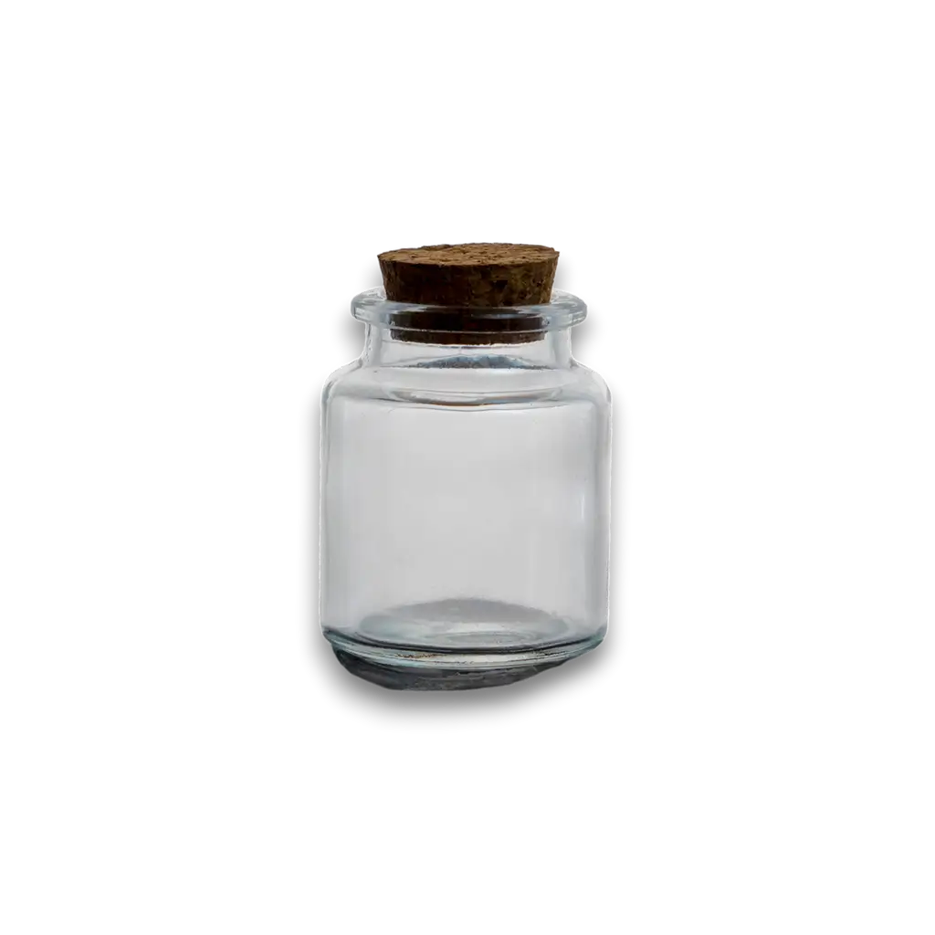 Glass guest jar - 5 x 6 cm