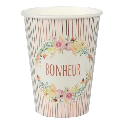 Wedding paper cup Thank you very much - Set of 10