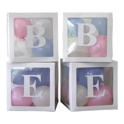 KIT 4 BABY SHOWER CUBES