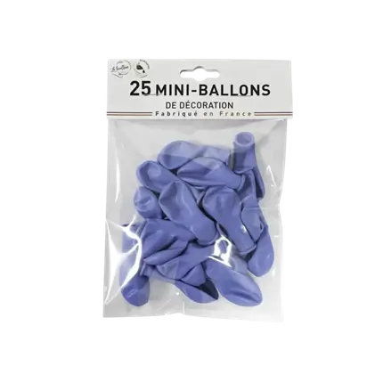 PALE BLUE OPAQUE MINI BALL (set of 25)
