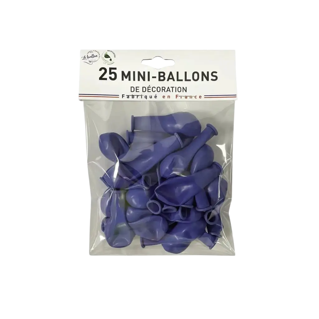 BLUE OPAQUE MINI BALL (set of 25)