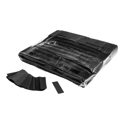 1KG black confetti bag