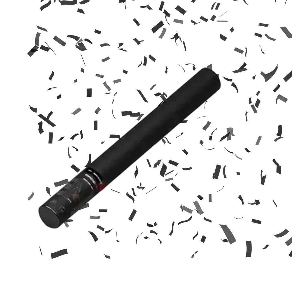 Manual confetti gun black 50 cm Magic FX