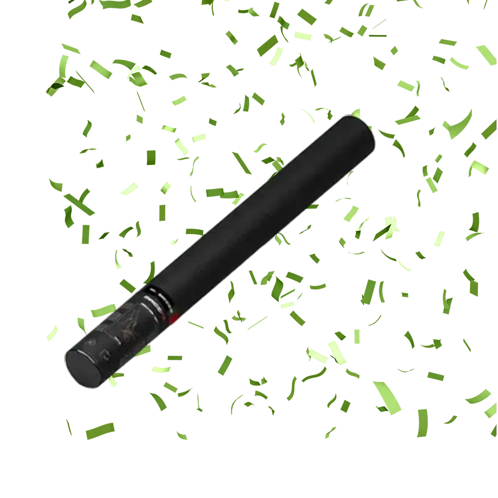 Manual confetti gun green 50 cm Magic FX