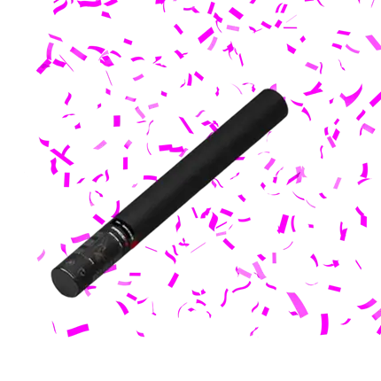 Magic FX 50 cm pink manual confetti gun