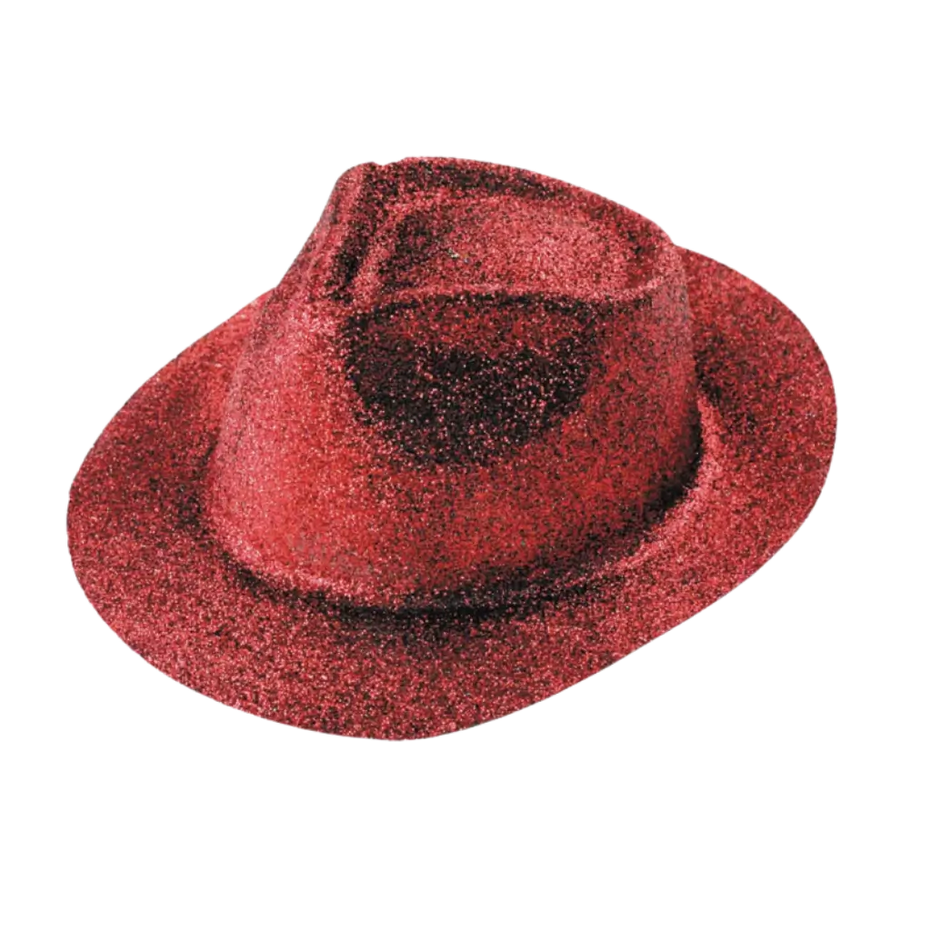 Borsalino Red Sequin Hat