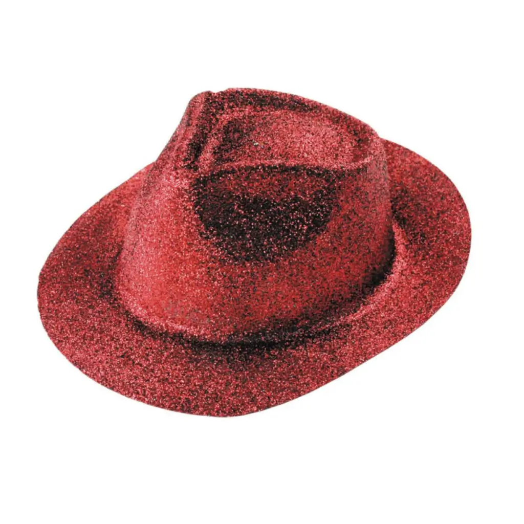 Borsalino Red Sequin Hat