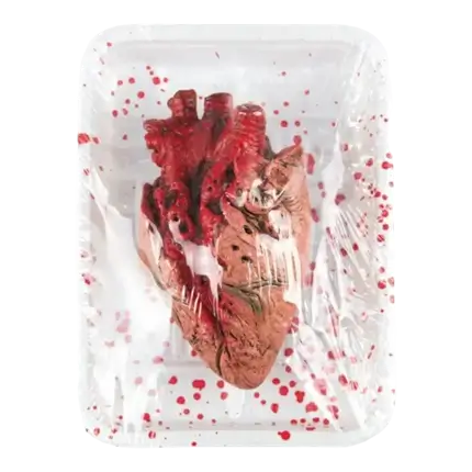 TEAR-OFF HEART IN TRAY