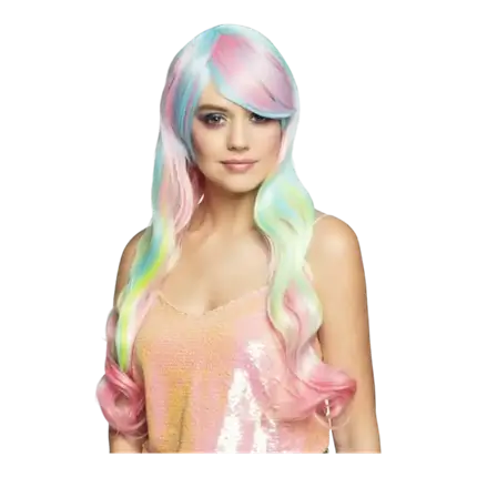 Rainbow wig