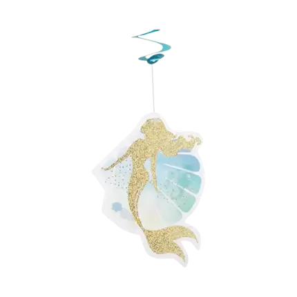 Mermaid decoration swirls (set of 2)