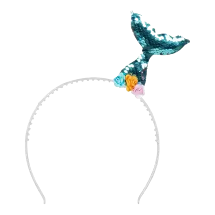 Mermaid Tail Headband Blue