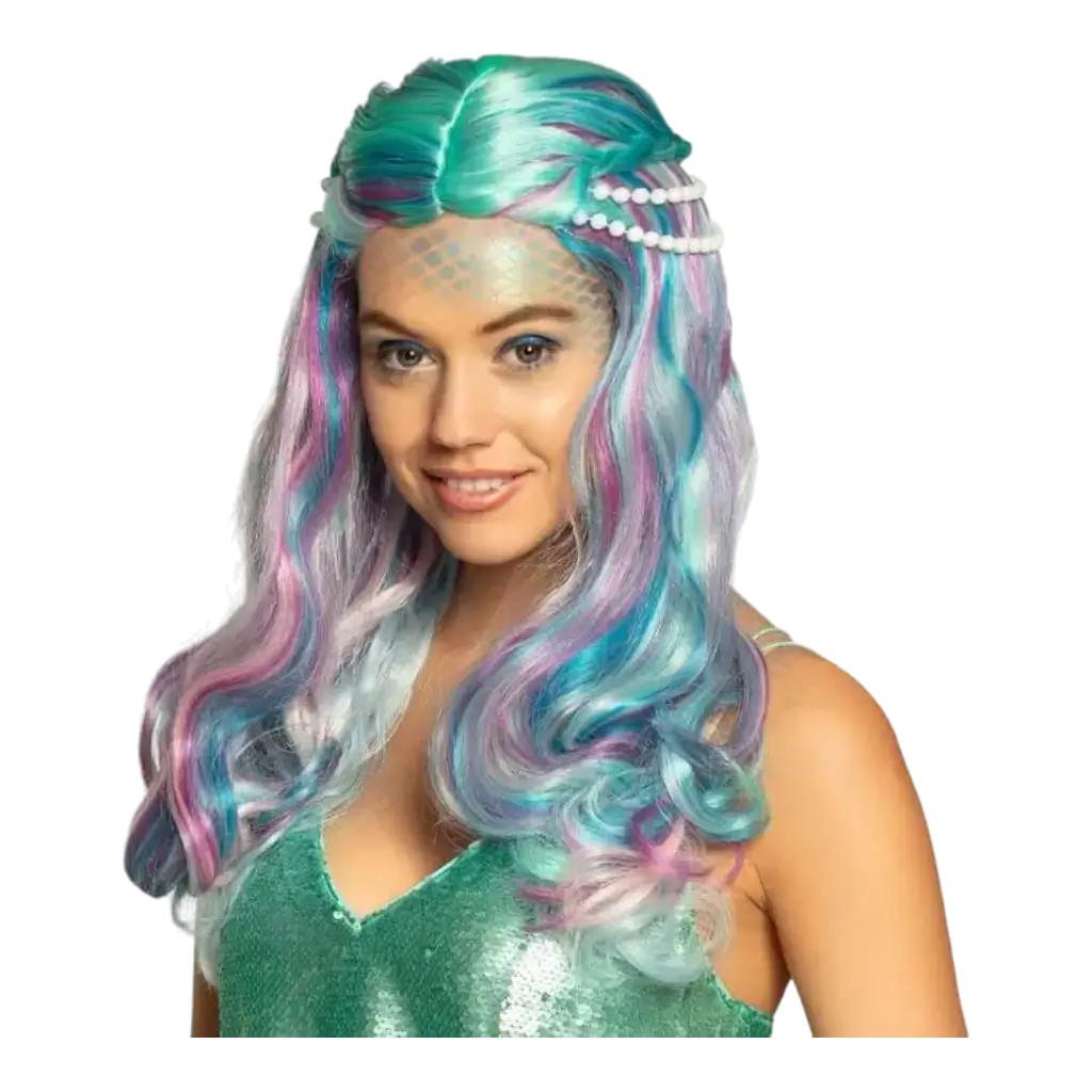 Sea Princess Wig with Pearls