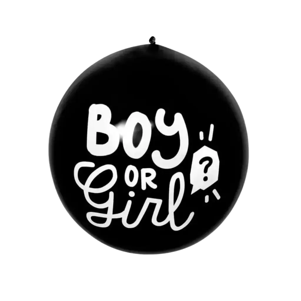 Boy or Girl confetti balloon CONFETTIS ROSES
