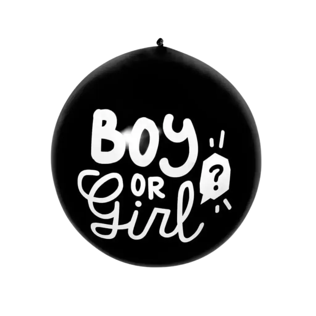 Boy or Girl Confetti Balloon BLUE CONFETTIS