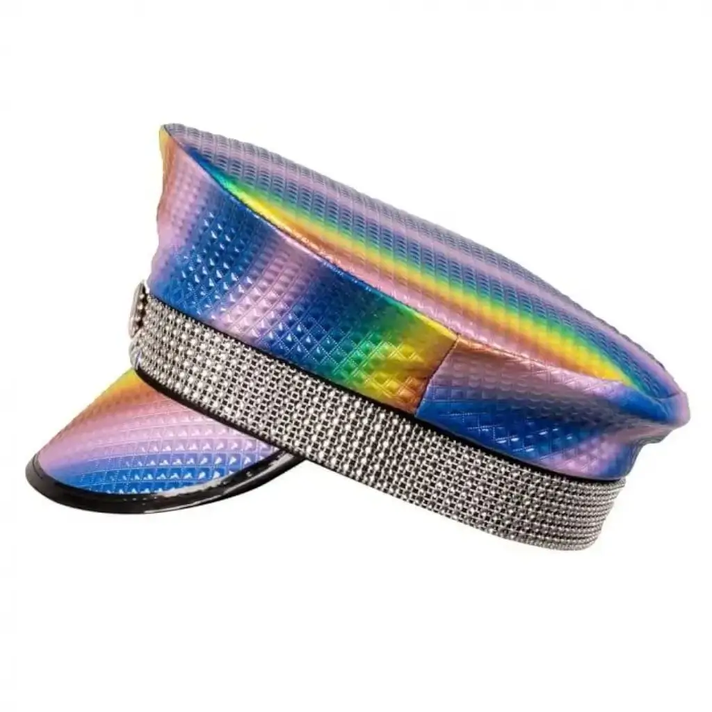 Multicolour Cap with Strass
