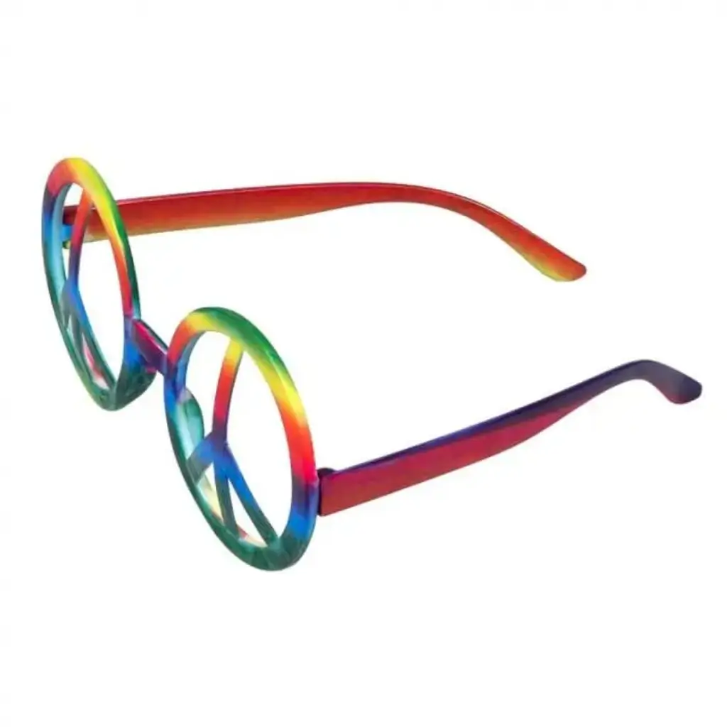 Multicoloured Hippie Glasses (Set of 3)