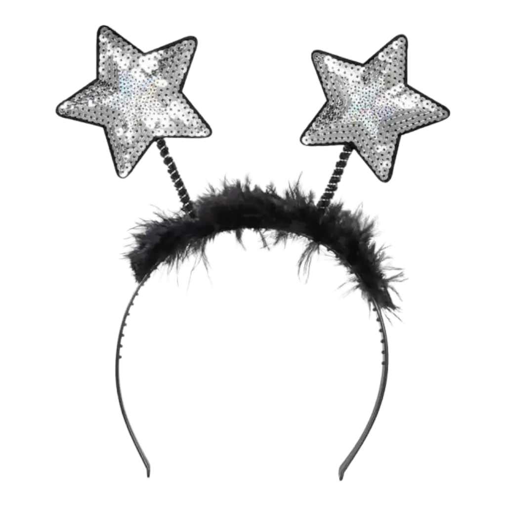 Headband stars Silver