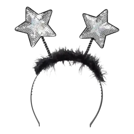 Headband stars Silver