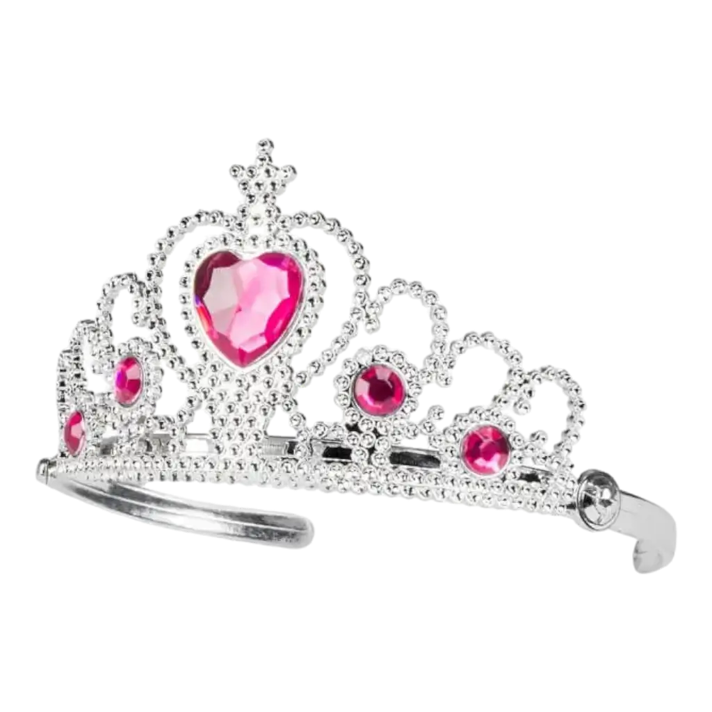 Princess Crown with Pink Diamonds