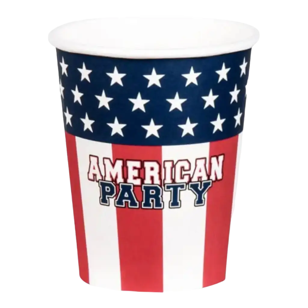 American party cups (set of 10)