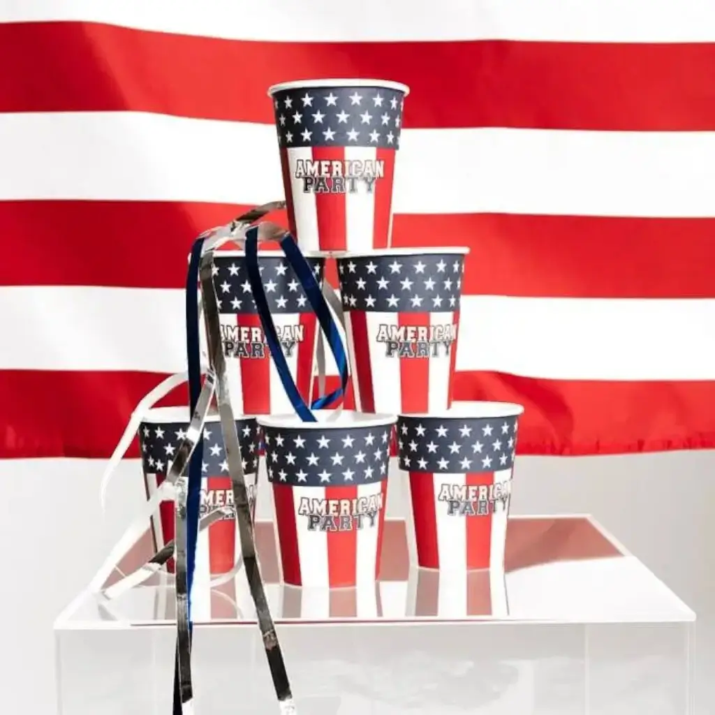 American party cups (set of 10)