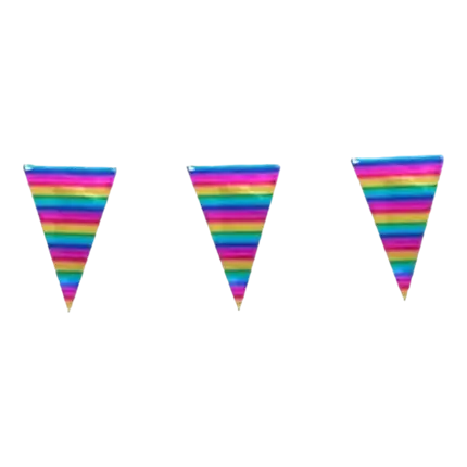 Rainbow Pennant Garland