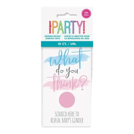 10 scratch cards - Boy or Girl ? - Girl