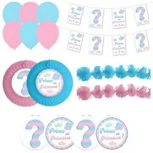 Prince or Princess decoration kit - 15 pieces