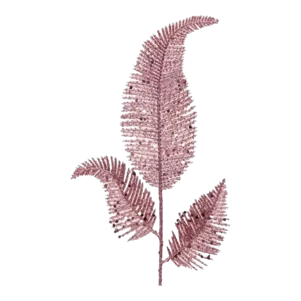 palm leaves on stem - Decoration - Rose Gold - 18x25c