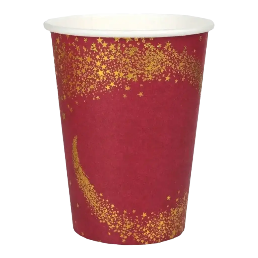 Christmas Magic Paper Cup - Red - Set of 10