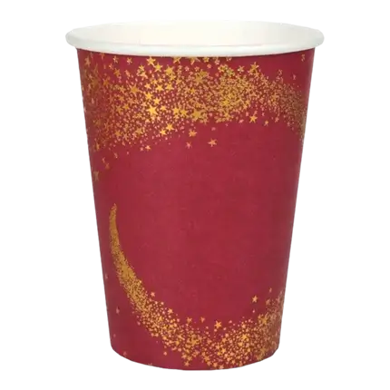 Christmas Magic Paper Cup - Red - Set of 10