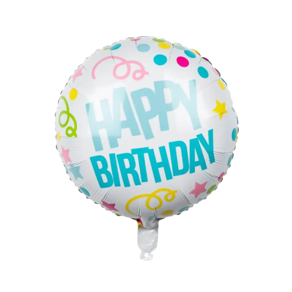 Happy Birthday Color Party Balloon