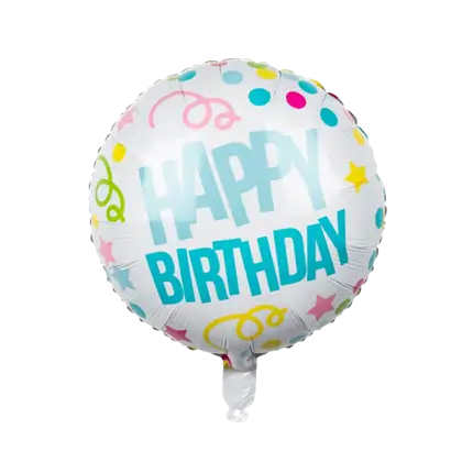 Happy Birthday Color Party Balloon