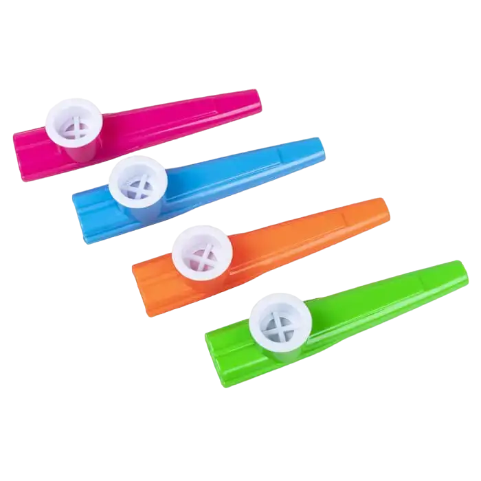 Coloured Kazoos (set of 4)
