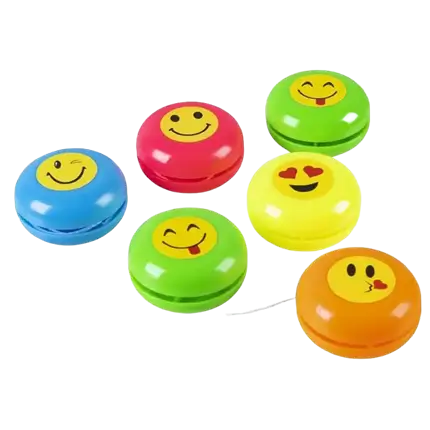 Yo-Yos smiley (set of 6)